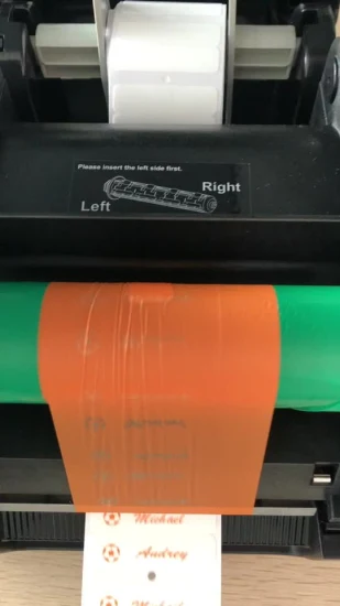 High Quality TTR Printer Ribbon Orange Textile Wash Resin Ribbon Transfer Printing